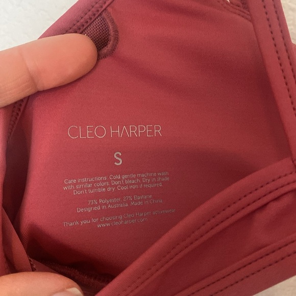 Cleo Harper Set of 3 sports bras Small blue, rose, black, gold - Picture 10 of 14